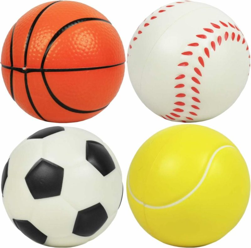 Palle | Set Da 4 Palle Per Bambini 4″ Pallone da Calcio Morbido per Bambini