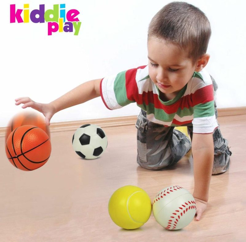 Palle | Set Da 4 Palle Per Bambini 4″ Pallone da Calcio Morbido per Bambini