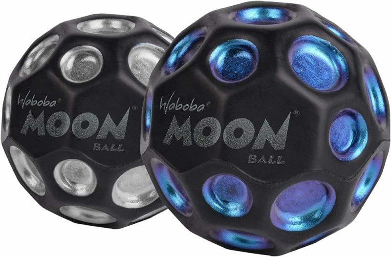 Palle | Waboba Moon 2 Pack Bundle | Palline Saltate Waboba Lato Oscuro della Luna | Palline Saltate