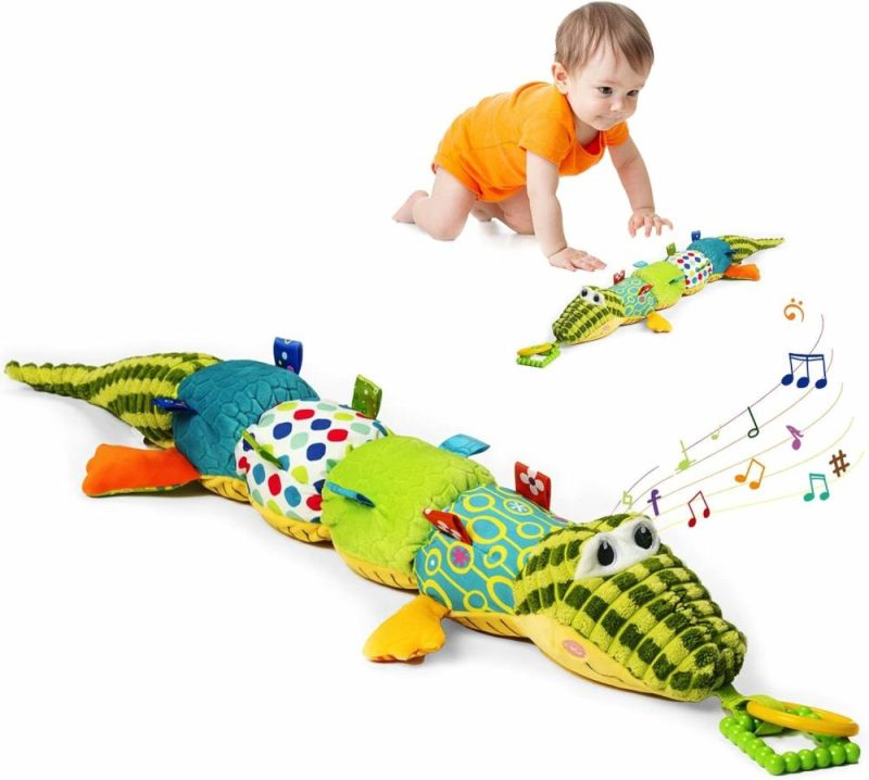 Rattle & Anelli Morbidi | and
Baby Toys – Giocattoli per il Tempo Addominale con Campanelle – Fischietto – Giocattoli Musicali per Neonati da 0 a 12 Mesi – Uomini e Donne – Crocodile