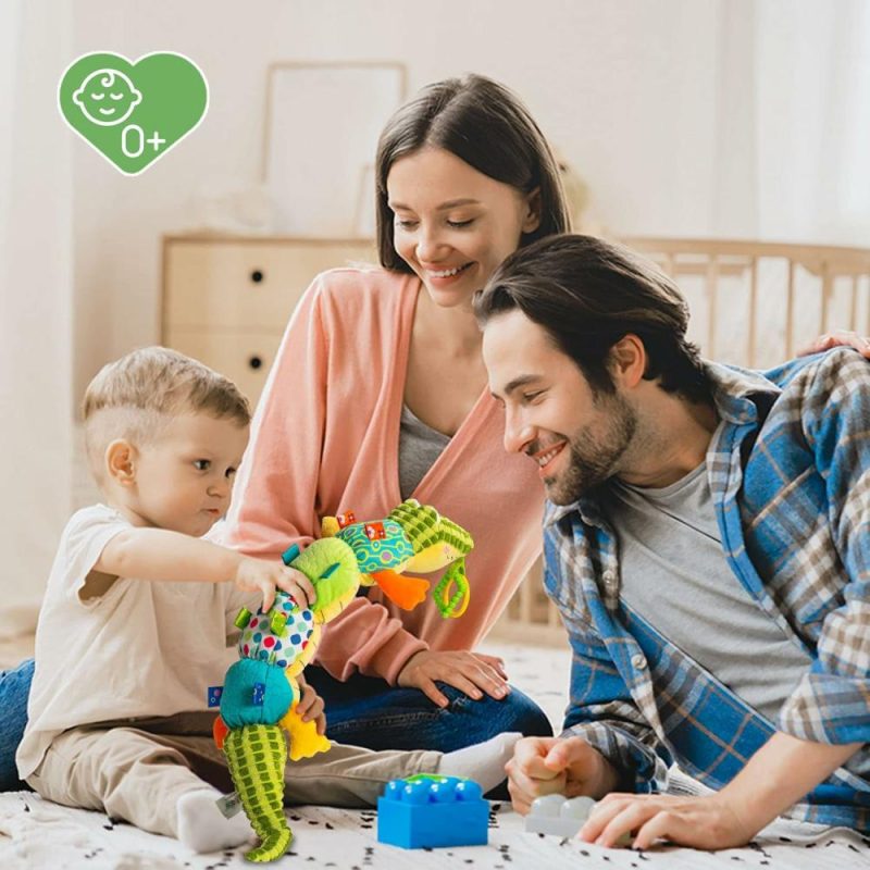 Rattle & Anelli Morbidi | and
Baby Toys – Giocattoli per il Tempo Addominale con Campanelle – Fischietto – Giocattoli Musicali per Neonati da 0 a 12 Mesi – Uomini e Donne – Crocodile