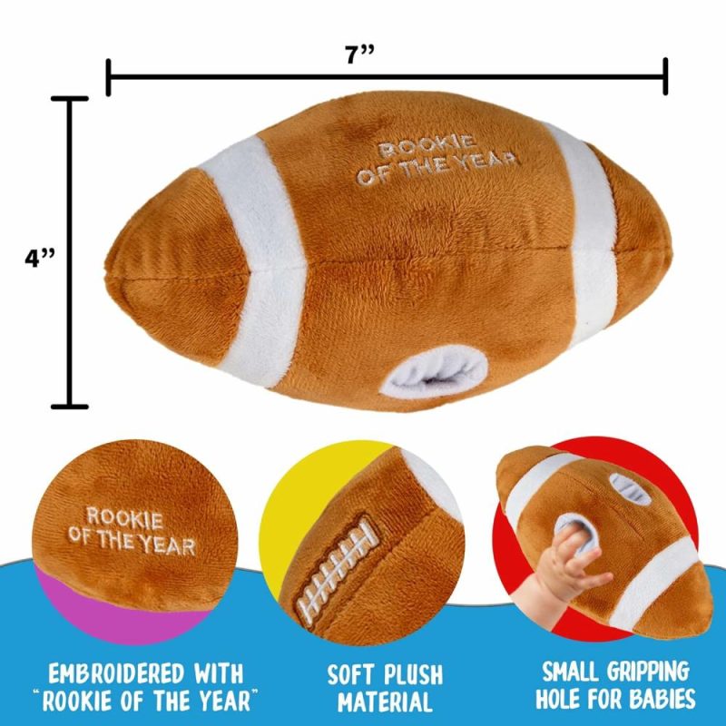 Rattle & Anelli Morbidi | Baby Football Peluche Clacson – Accessori per Bambino Uomo da Regalo  Giocattoli di Calcio per Bambini  Clacson e Anelli Peluche  Intrattenimento e Apprendimento per Bambini e Bambine – Età 0-36 Mesi