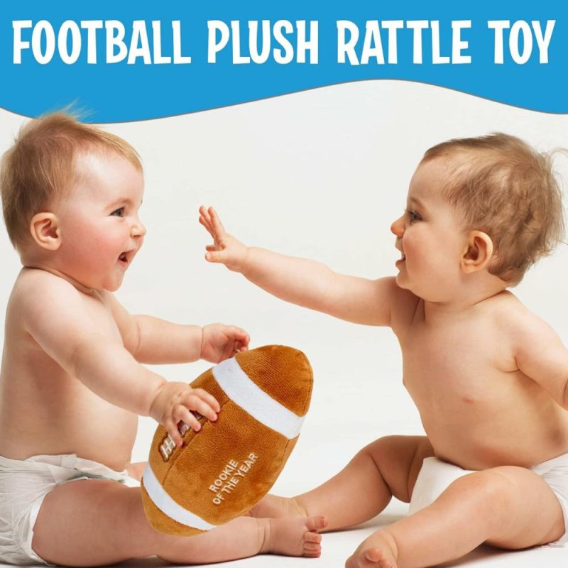 Rattle & Anelli Morbidi | Baby Football Peluche Clacson – Accessori per Bambino Uomo da Regalo  Giocattoli di Calcio per Bambini  Clacson e Anelli Peluche  Intrattenimento e Apprendimento per Bambini e Bambine – Età 0-36 Mesi