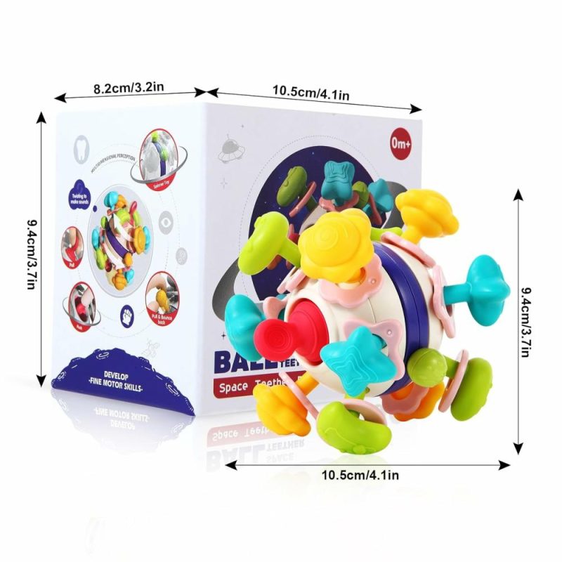 Rattle & Anelli Morbidi | Bavaglini Montessori Giocattoli  Giocattoli Sensibili per Bambini  Giocattoli Mordibili per Bambini  Giocattoli Educativi per Bambini  Regali per Neonati Maschi e Femmine