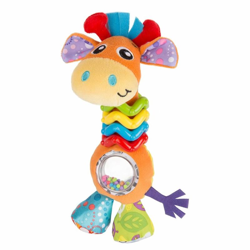 Rattle & Anelli Morbidi | Buddy Perla Giraffa – Gioco Interattivo per Bambini con Sonagli e Rinfrescante per lo Sviluppo – Gioco di Giraffa Involgente per Bambini e Bambine da 3+ Mesi – Gioco Sensory Involgente per Neonati