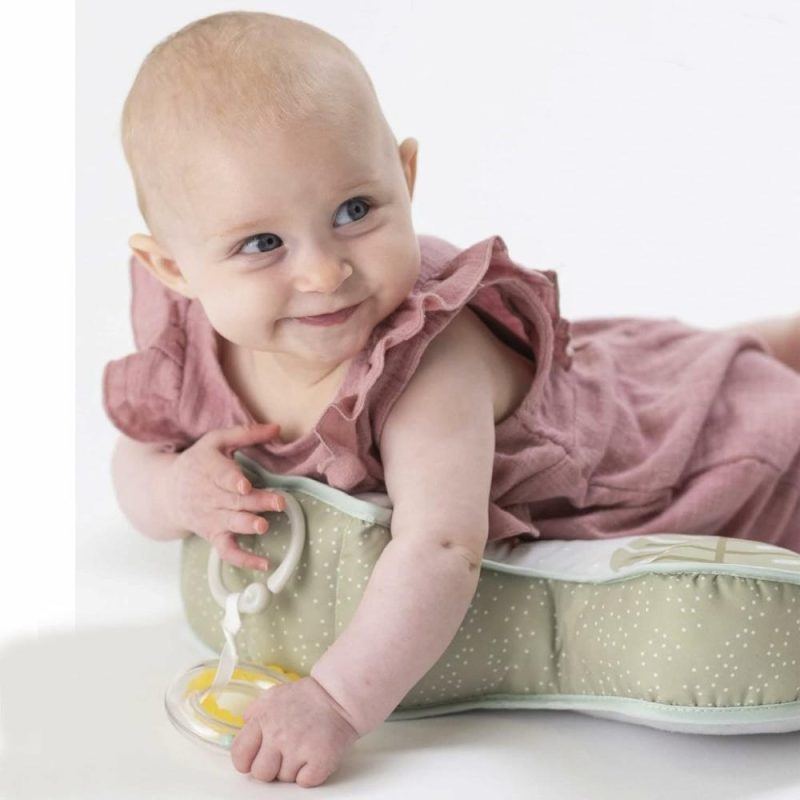 Rattle & Anelli Morbidi | Cuscino Tummy Time con Giocattoli Rimovibili per Neonati e Più Grandi – Sostiene lo Sviluppo dei Muscoli per la Strisciata Giocattolo Sensoriale Montessori per Neonati, Bambini, Bambine, Giocattoli Tummy Time per Bambini da 0 a 6 Mesi