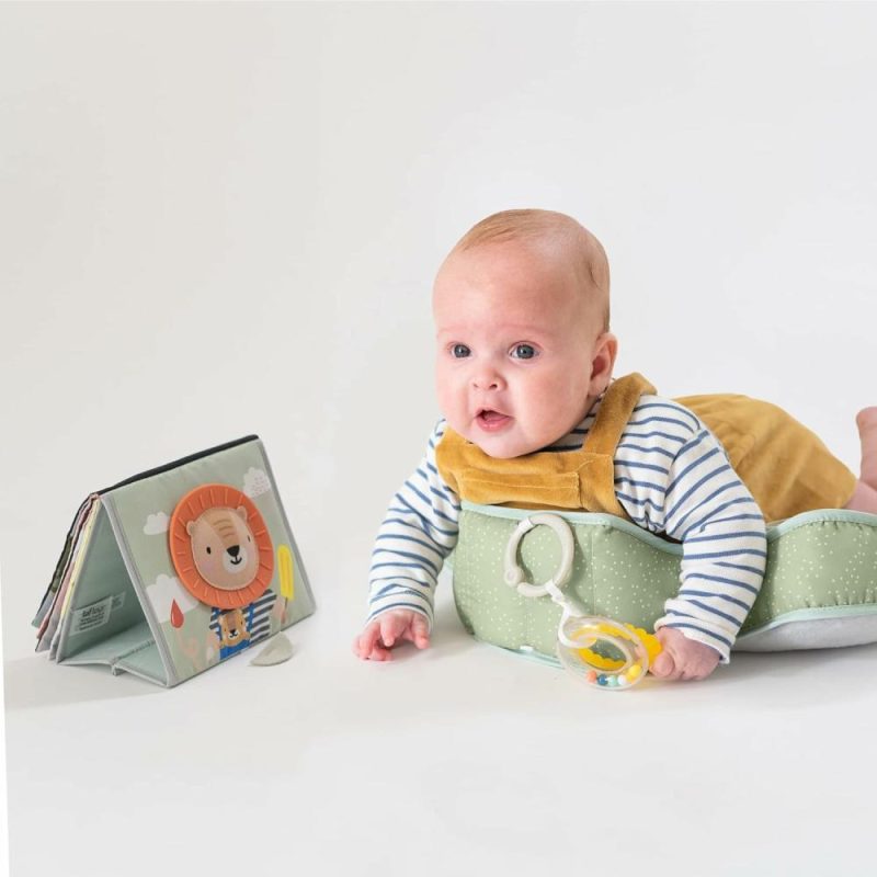 Rattle & Anelli Morbidi | Cuscino Tummy Time con Giocattoli Rimovibili per Neonati e Più Grandi – Sostiene lo Sviluppo dei Muscoli per la Strisciata Giocattolo Sensoriale Montessori per Neonati, Bambini, Bambine, Giocattoli Tummy Time per Bambini da 0 a 6 Mesi