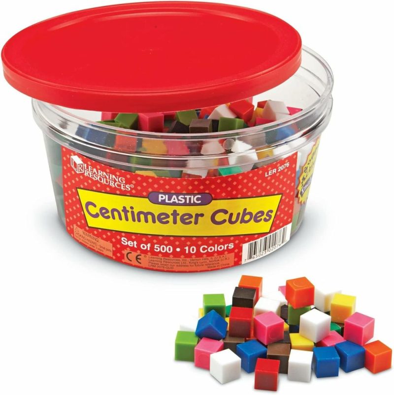 Sviluppo Iniziale e Giocattoli Attivi | Centimetri Cubi  Gioco di Conteggio/Ordinamento  Colori Vari  Cubi Matematici  Cubi Didattici per Bambini  Set da 500  Età 6+