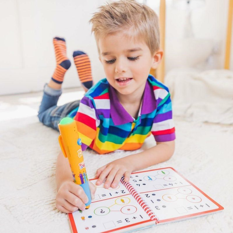 Sviluppo Iniziale e Giocattoli Attivi | Hot Dots Numberblocks Workbook Numeri 1-10 Con Penna Interattiva 75+ Attività Regalo per Bambini di 4 Anni in Su