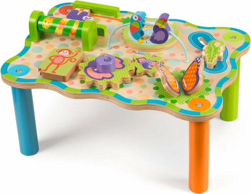 Tabelle | Primo Gioco Tavolo Attività Legno Giungla per Bambini Colori Multipli 1 Pezzo