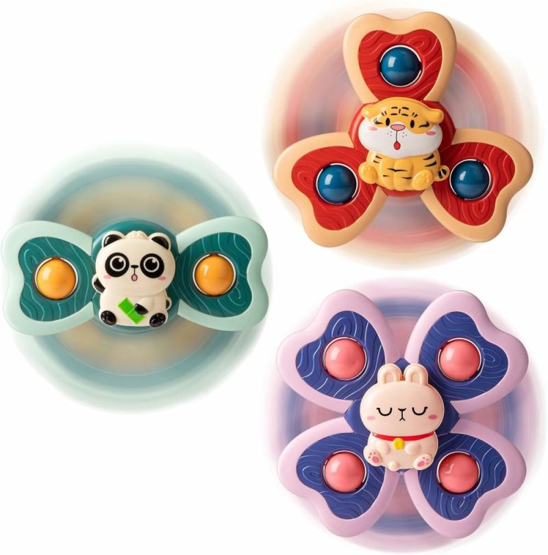 Pali a spirale | 3Pcs Animal Suction Cup Spinner Toys For 1 2 Year Old Boys Spinning Toys Baby Toys 12-18 Months Sensory Toys For Toddlers 1-3 First Birthday Baby Gifts For 1 Year Old Girls
3Pcs Giocattoli a Rotazione con Piatto Adesivo Animale per Bambini di 1 2 Anni, Giocattoli Rotanti per Bambini, Giocattoli per Bambini 12-18 Mesi, Giocattoli Sensoriali per Bambini da 1 a 3 Anni, Regali di Primo Compleanno per Bambine di 1 Anno