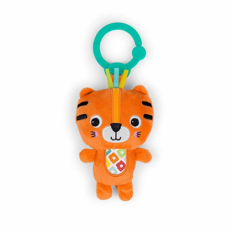 Rattle & Anelli Morbidi | Gioco Sonoro Jingle Joy Per Passeggino – Tigre Con Suoni di Campanella – Unisex Neonato +